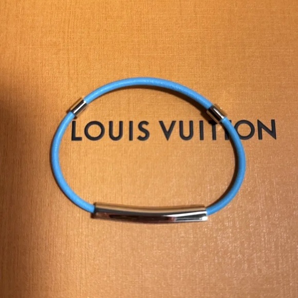 LOUIS VUITTON CHAMPS ELYSÉES BRACELET TURQUOISE - Picture 3 of 10